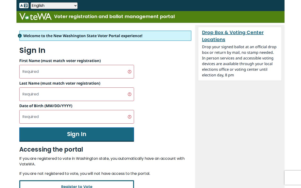 Tacoma residents directory Washington voter lookup