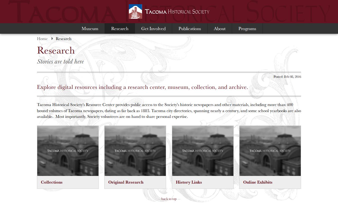 Tacoma residents directory local research